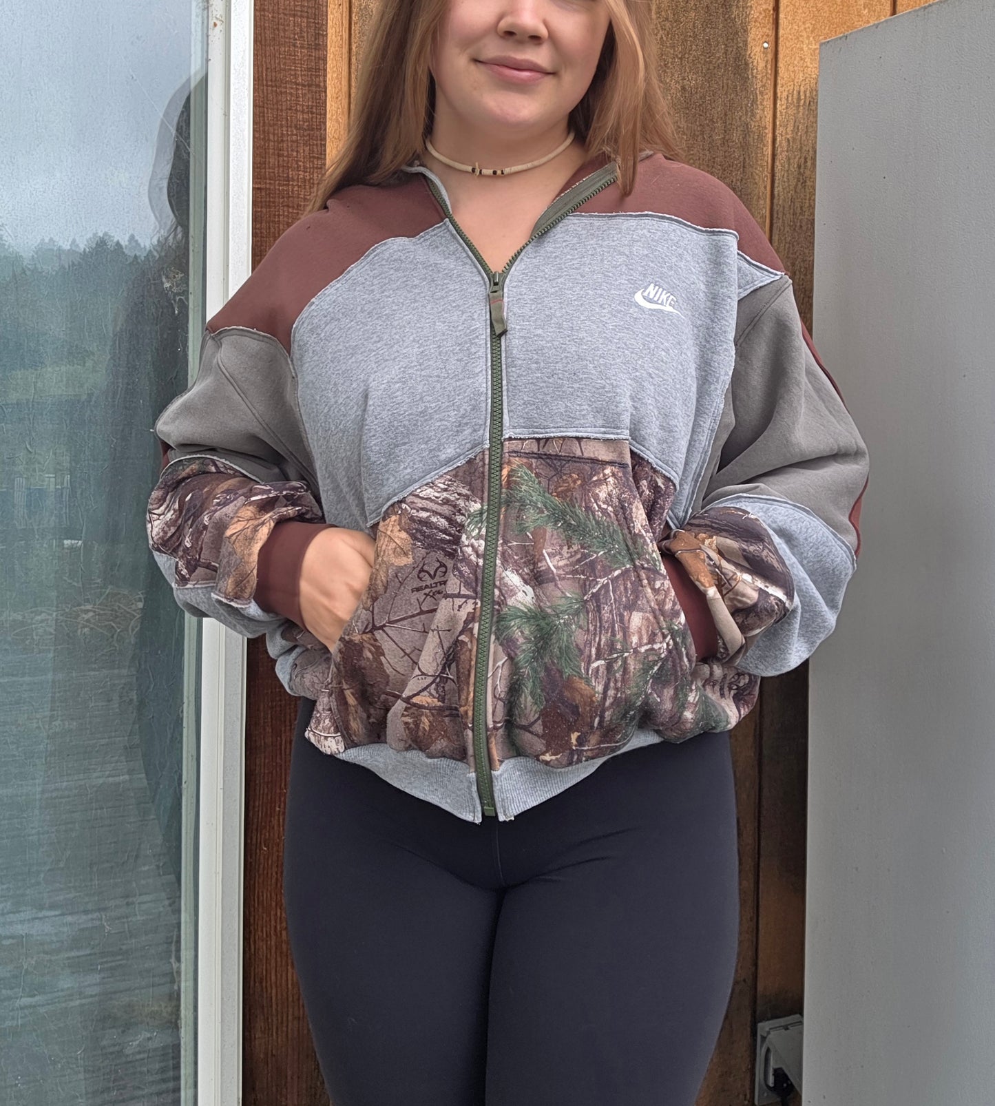 Camo zip (xl)