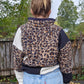 Cheetah quarter zip