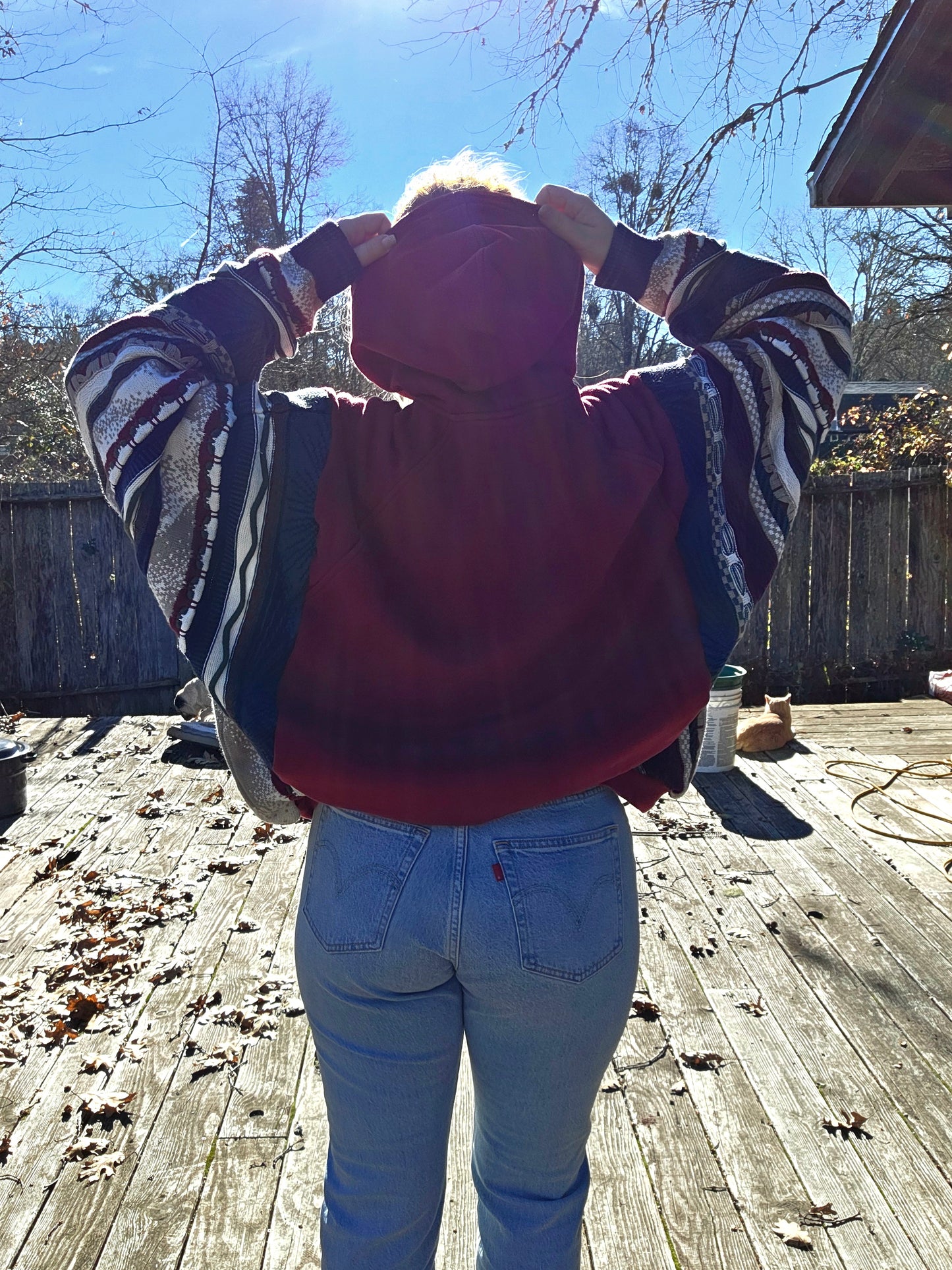 Under the tree sweater hoodie (xxl)