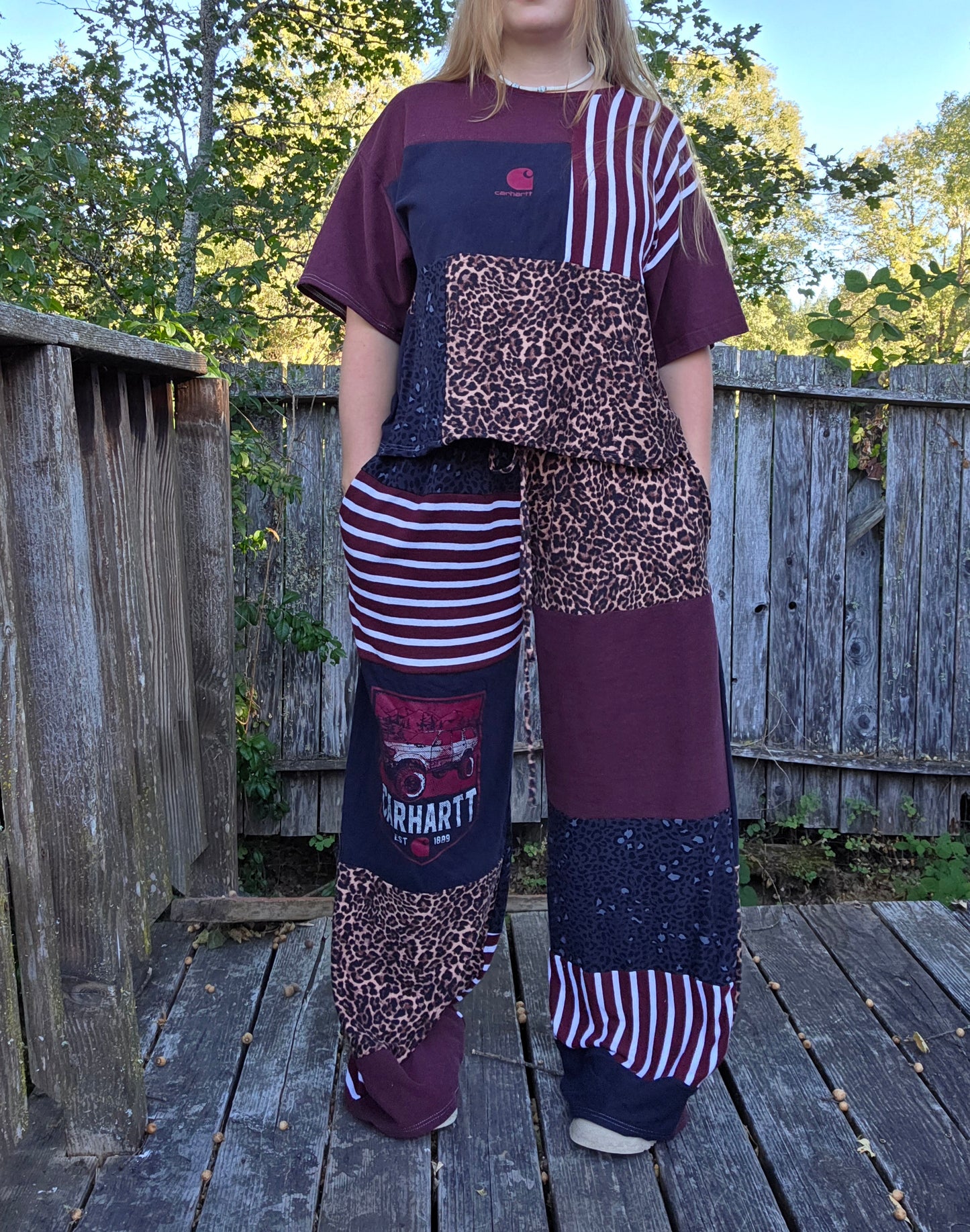 Cat scratch T set (xxl)