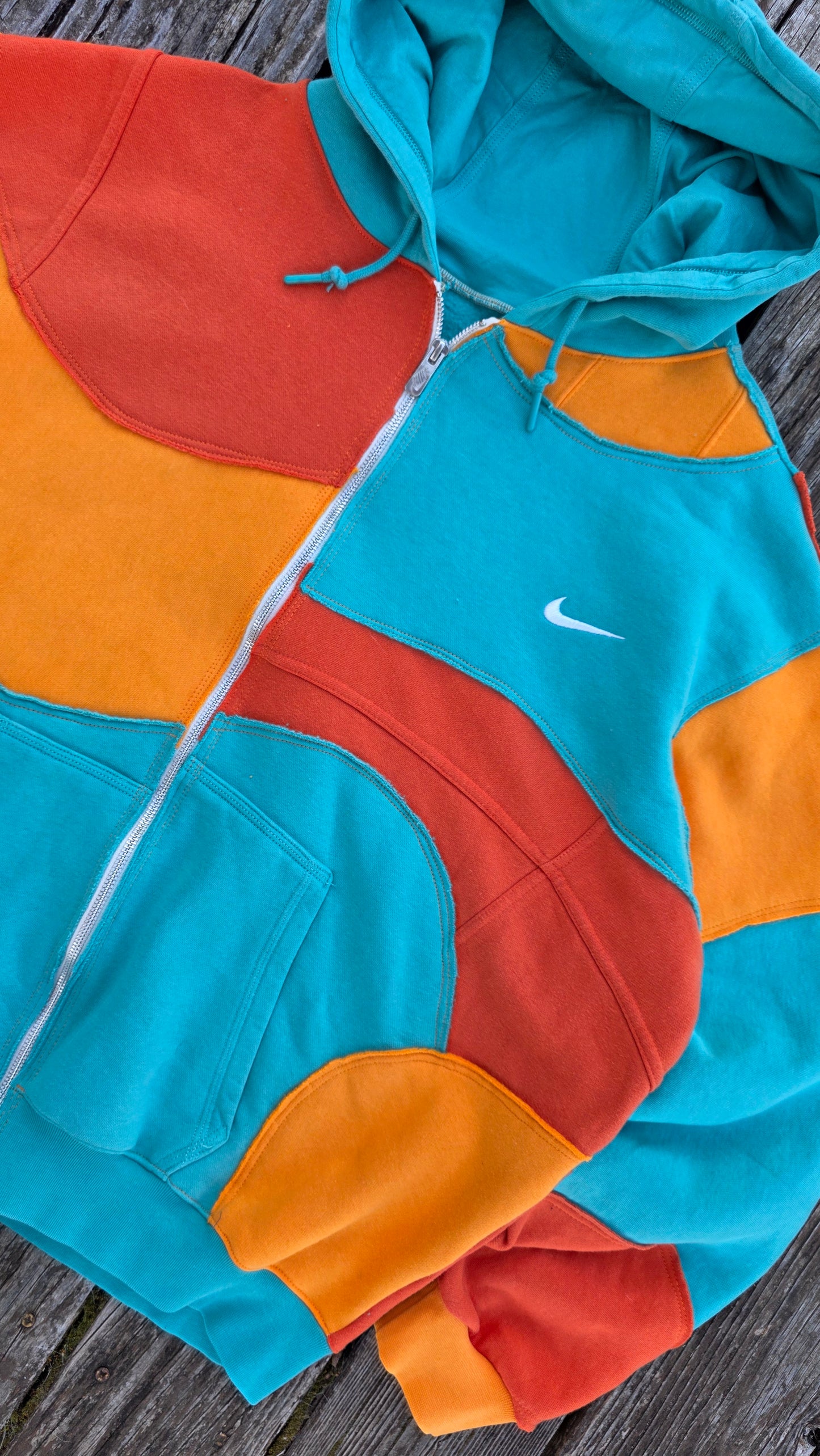 Miami sunrise zipup (xl)