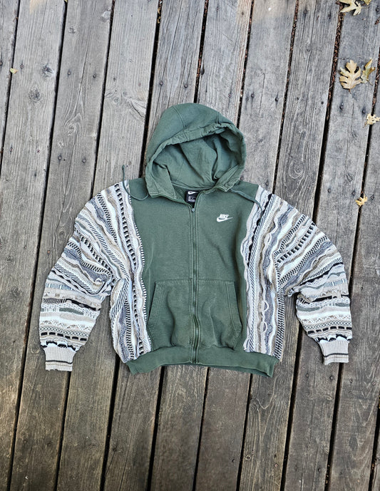 Green with envy zip up (l/xl)