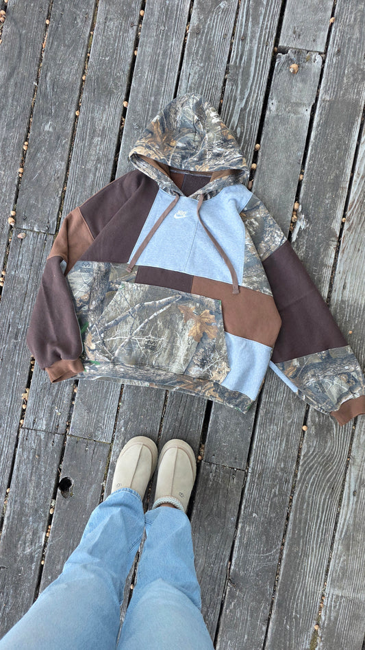 Camo cliffs hoodie (xxl)