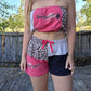 Pretty in pink T short set (l)