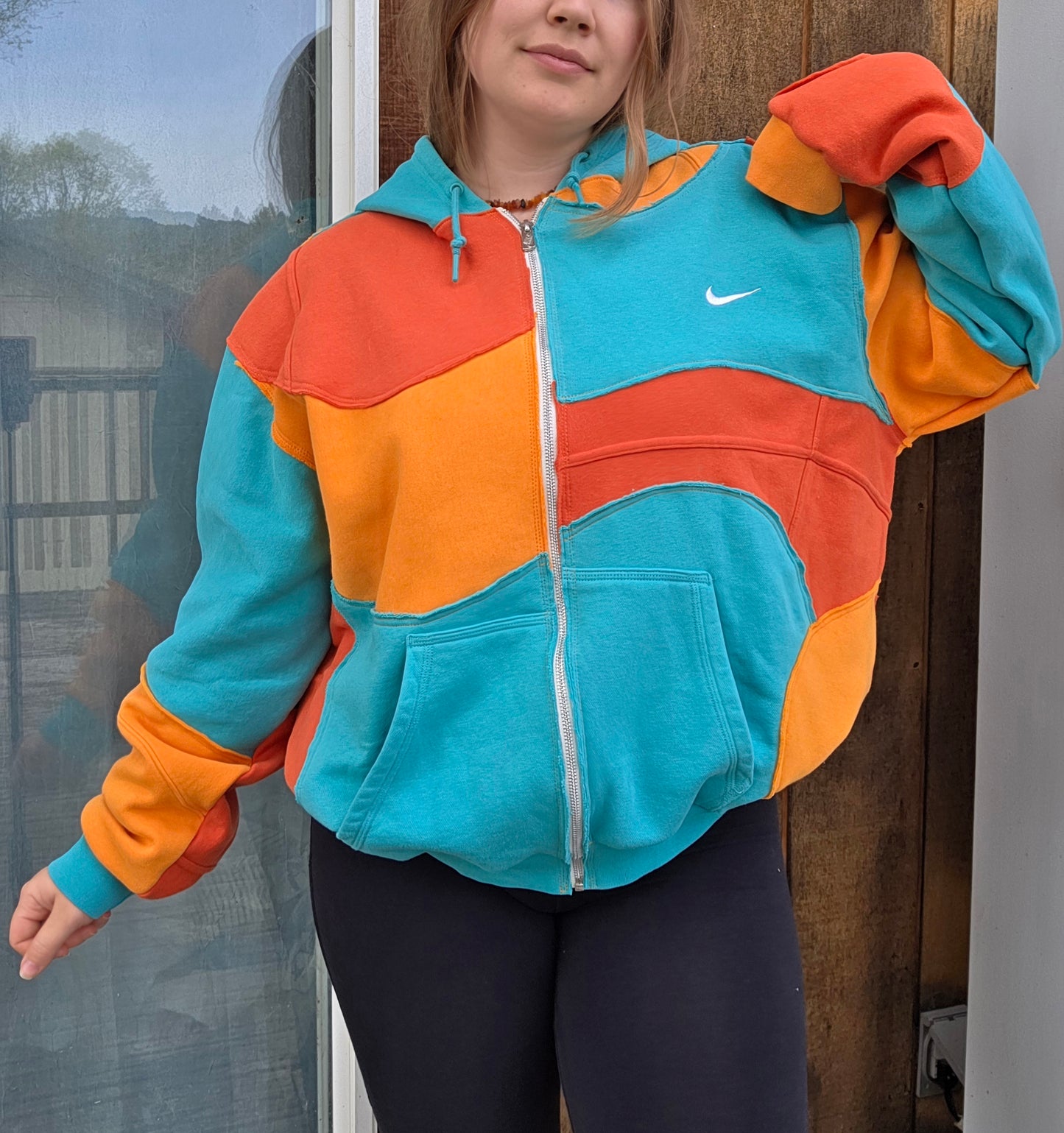 Miami sunrise zipup (xl)