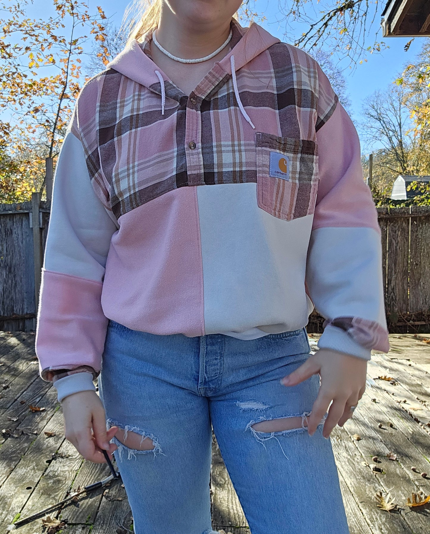 Pretty and pink quarter button