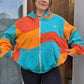 Miami sunrise zipup (xl)