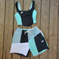 Custom shorts + corset top