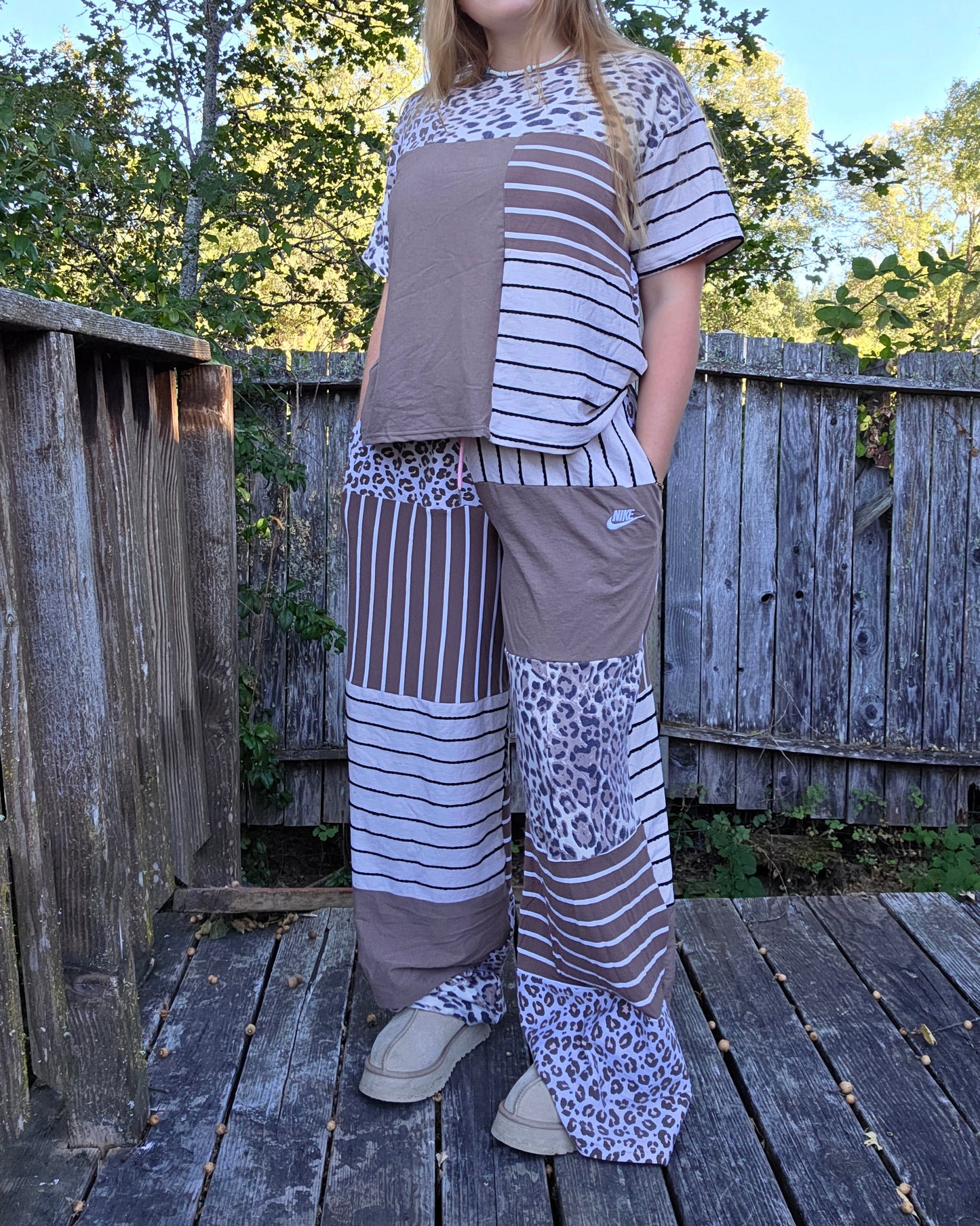 Hints of pink T set (xl)