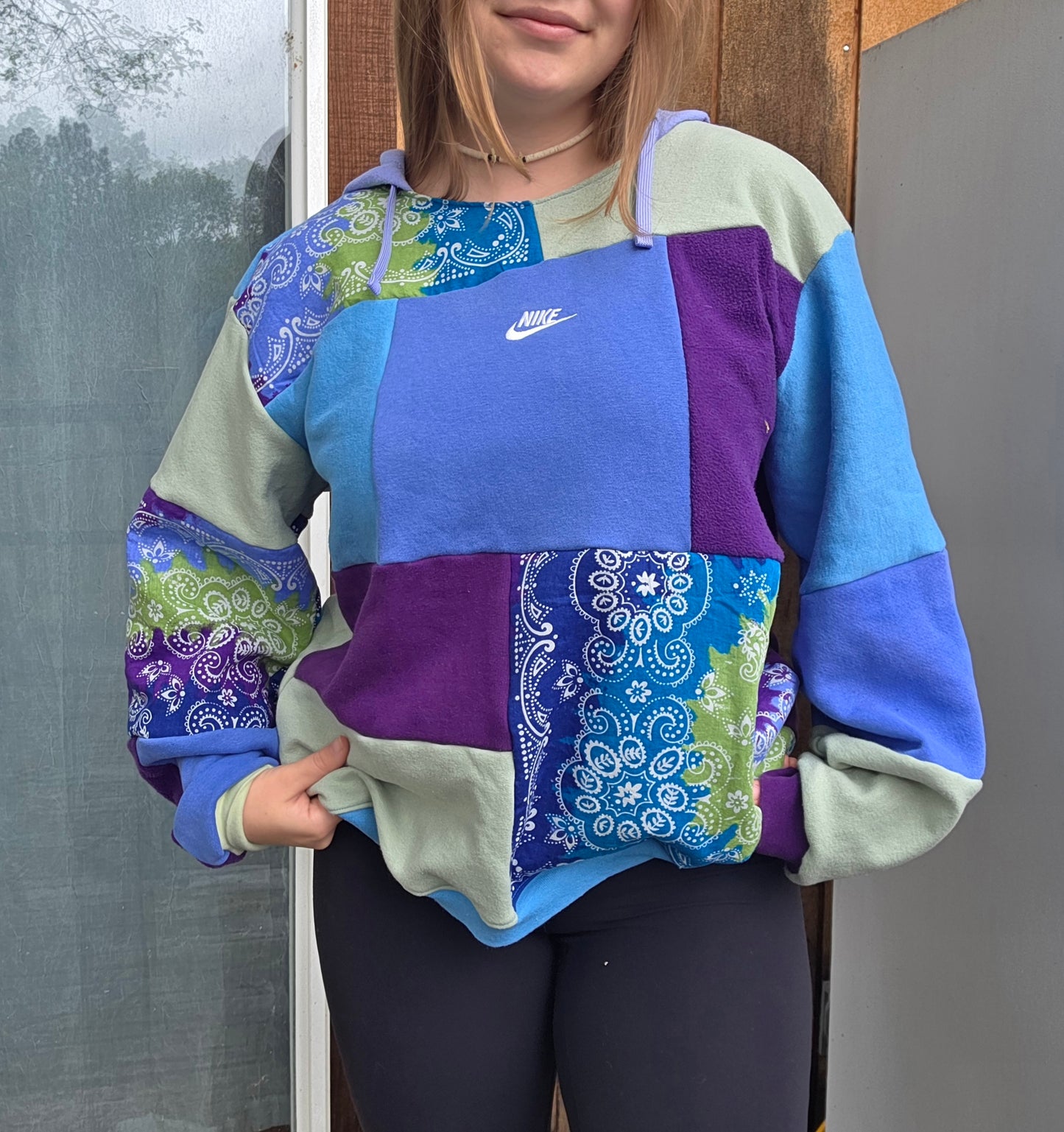 Coral reef hoodie (l)