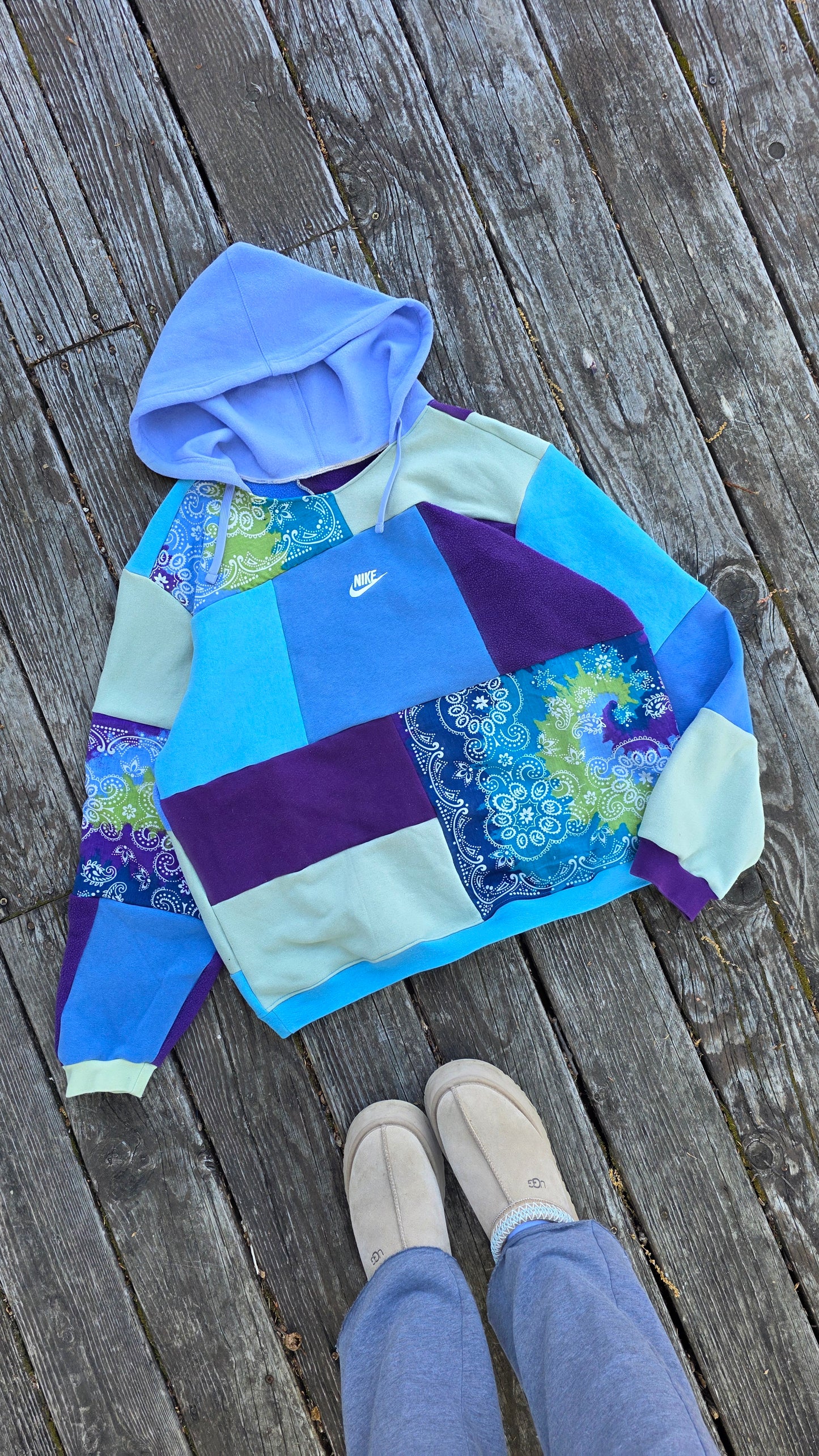 Coral reef hoodie (l)