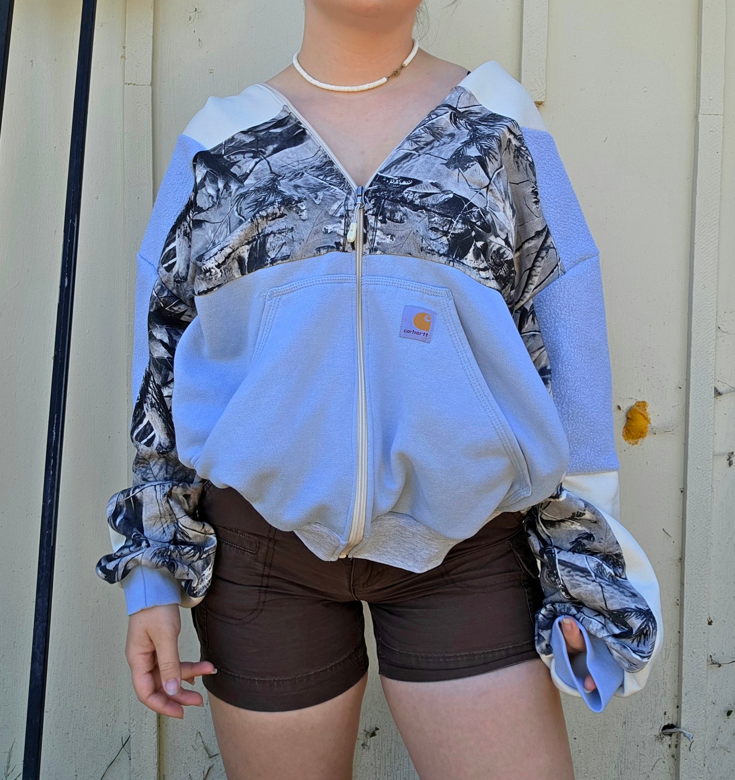 Icy forest zipup (xl/xxl)