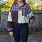 Brownie bits quarter button (s/m)