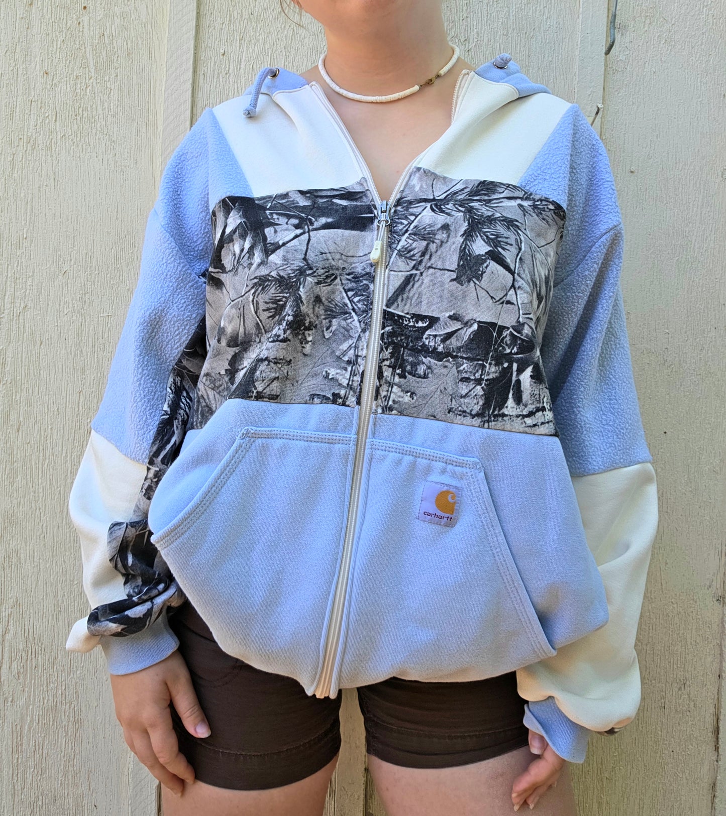 Icy forest zipup (xl/xxl)