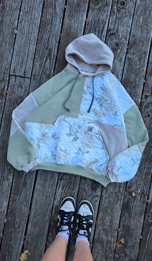 Match and mint hoodie (xxl)
