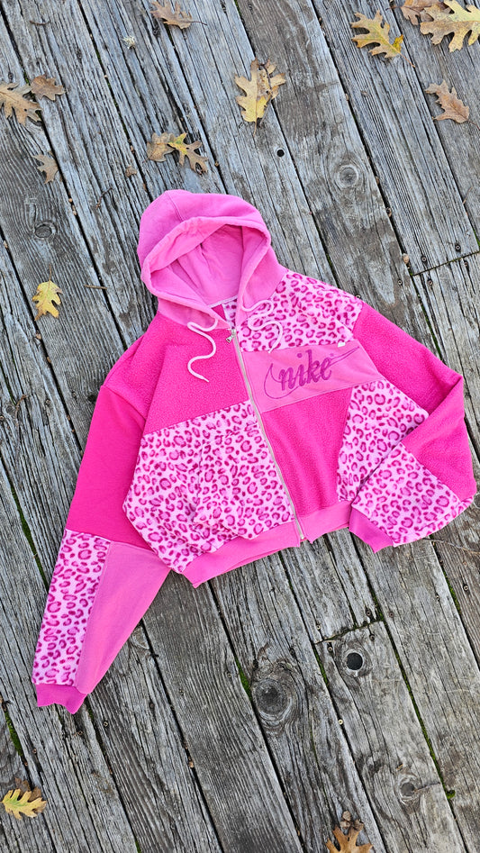 Pink cheetah hoodie only