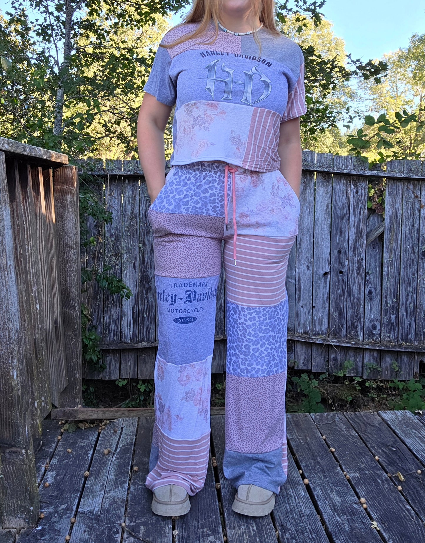 Dusty rose T set (m)