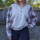 Cookie crumbles quarter zip