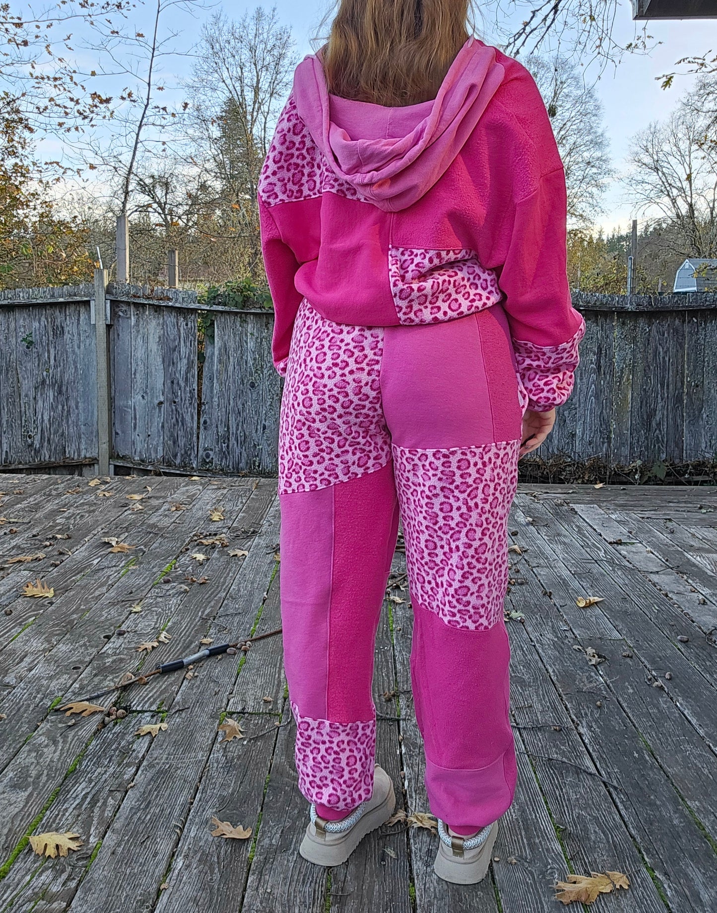 Pink cheetah sweats only