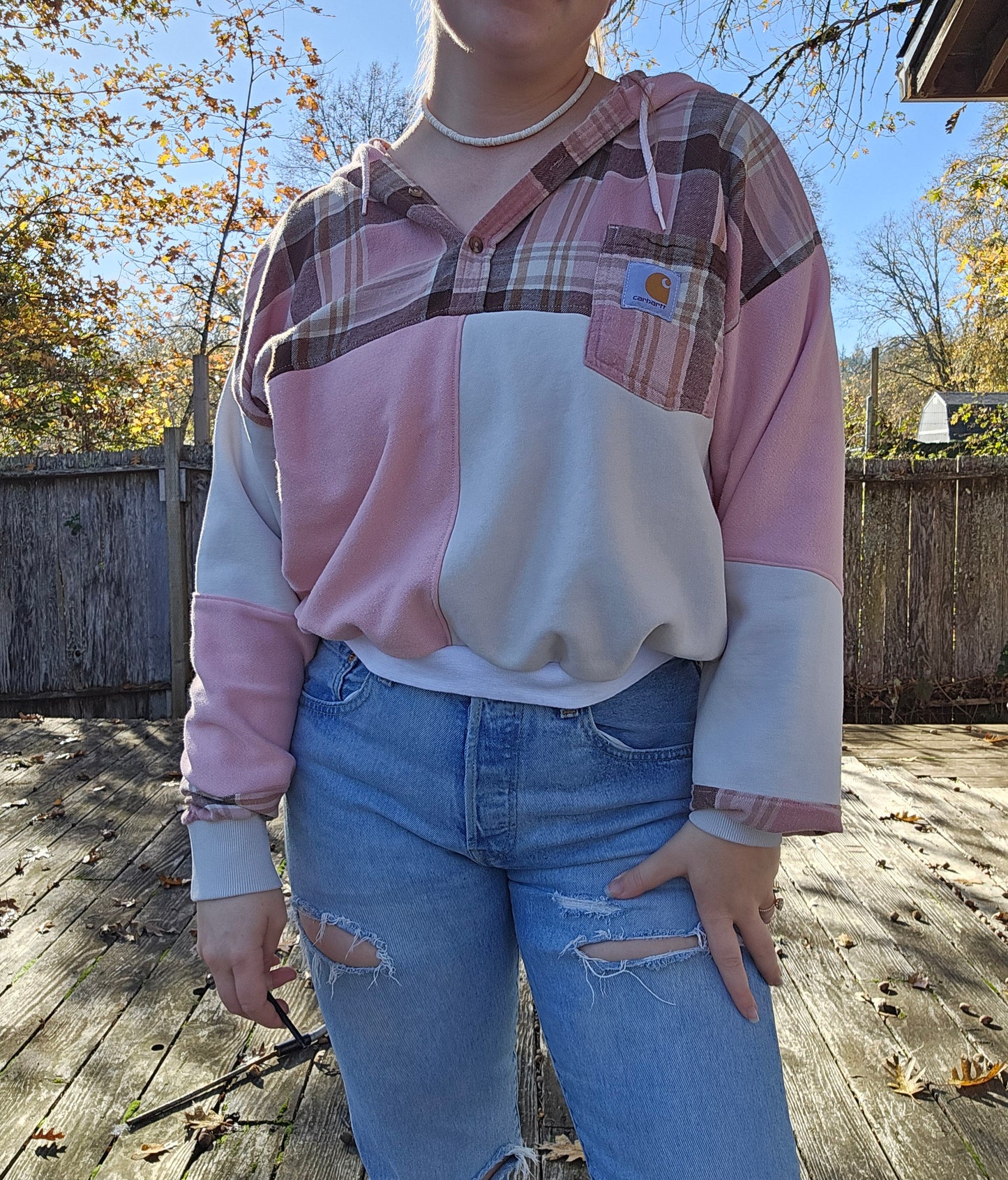 Pretty and pink quarter button