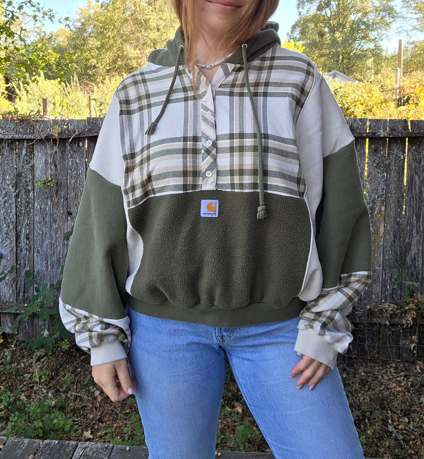 Matcha cream hoodie (xl/xxl)