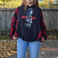 Chucky flannel hoodie (xl)