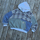 SOLD Grey scale quarter button (xxl)