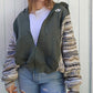 Green with envy zip up (l/xl)