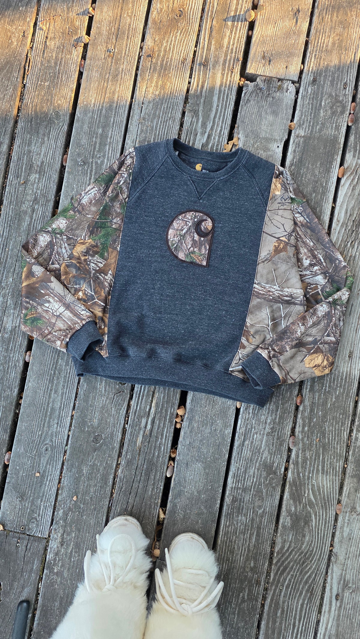 Split camo crew (m/l)