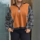 Sunflower hearts quarter zip (xl)