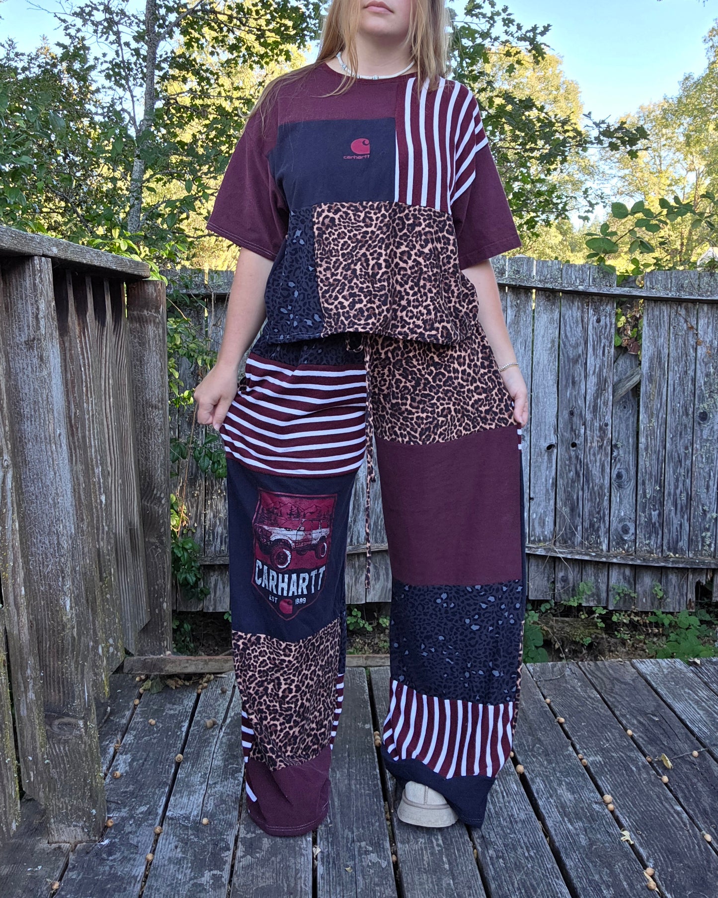 Cat scratch T set (xxl)