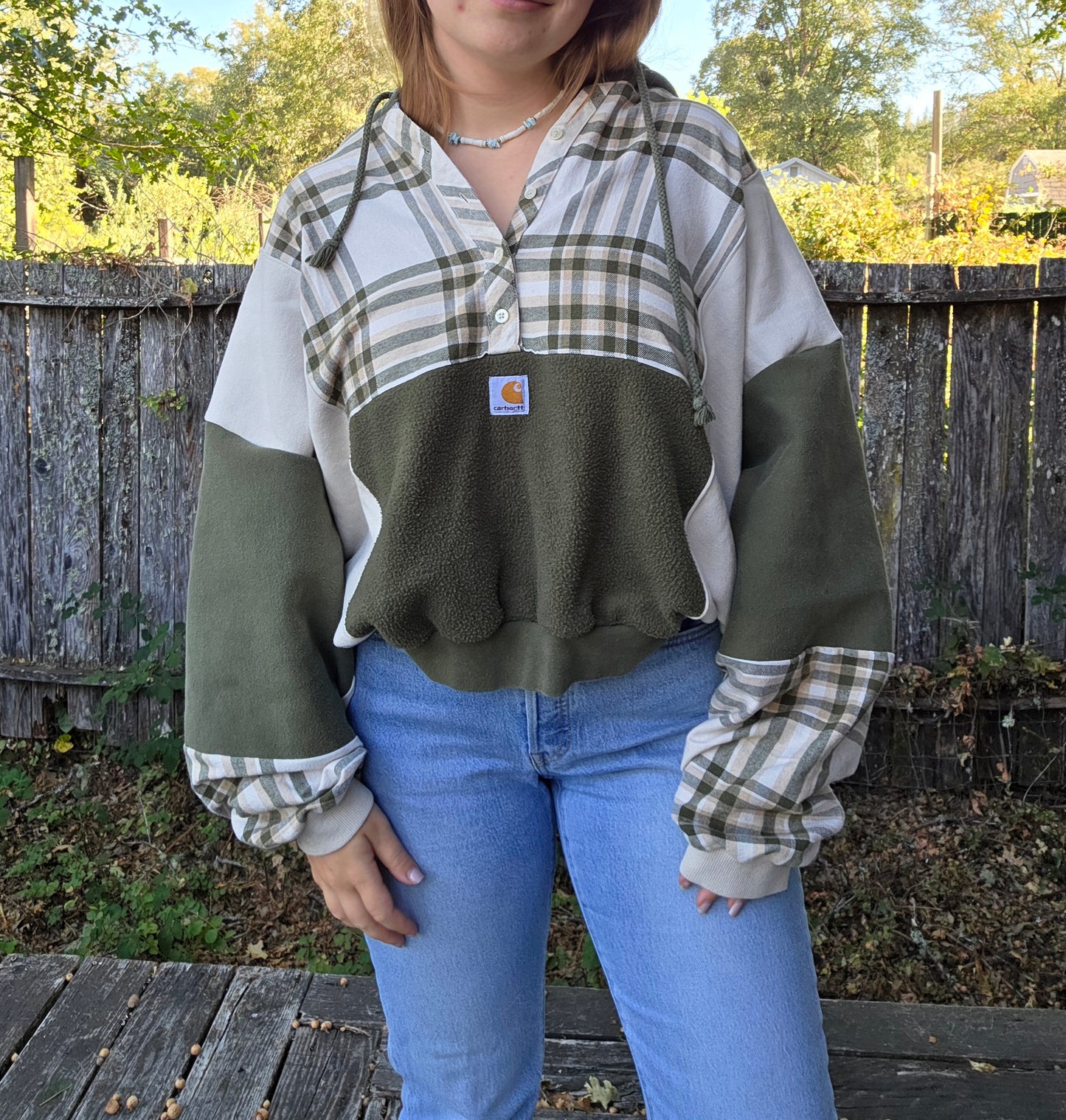 Matcha cream hoodie (xl/xxl)