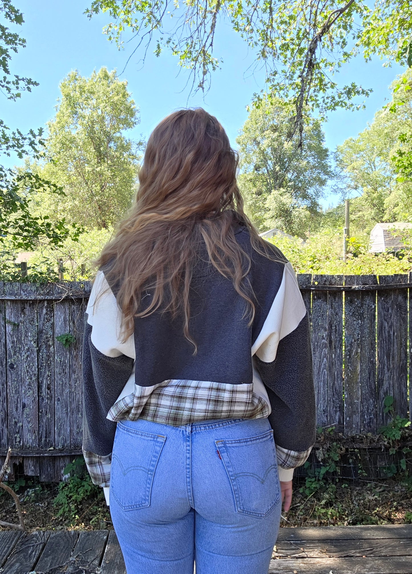 Forest green quarter zip (l)