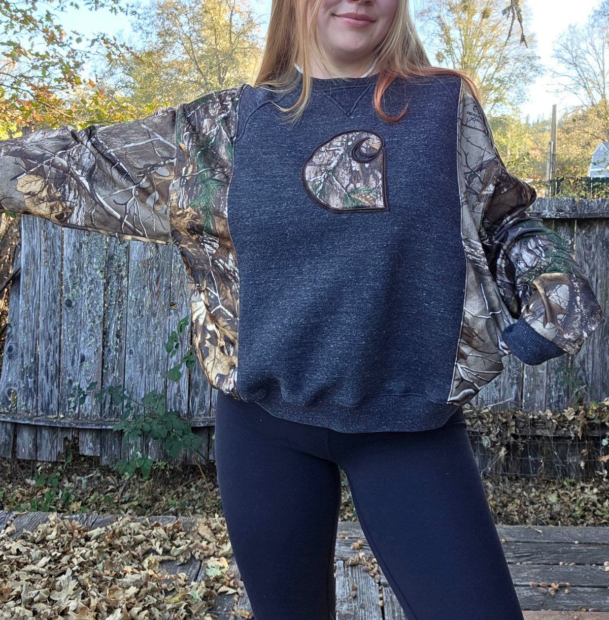 Split camo crew (m/l)