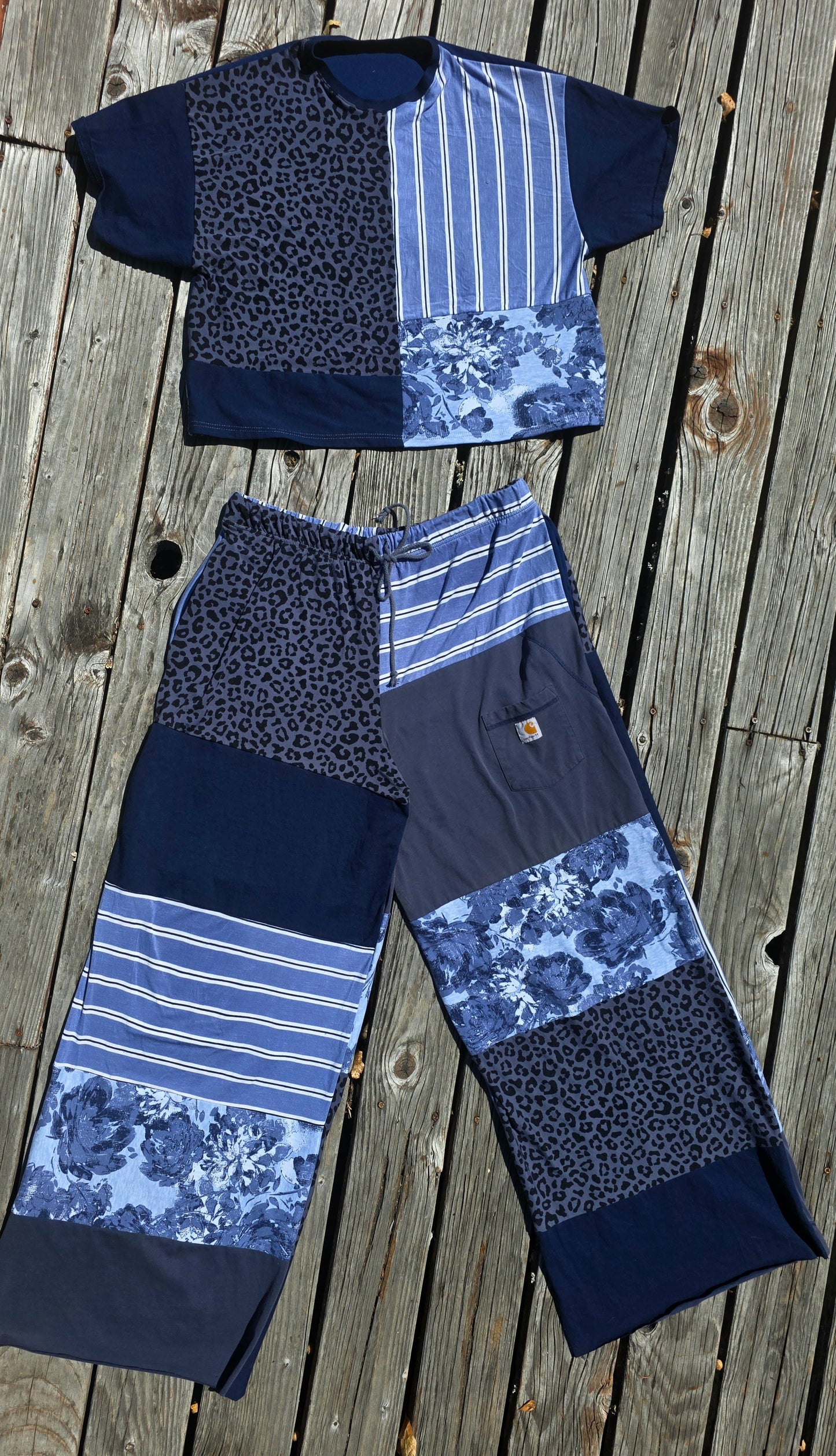 Midnight jungle T set (xxl/xxxl)