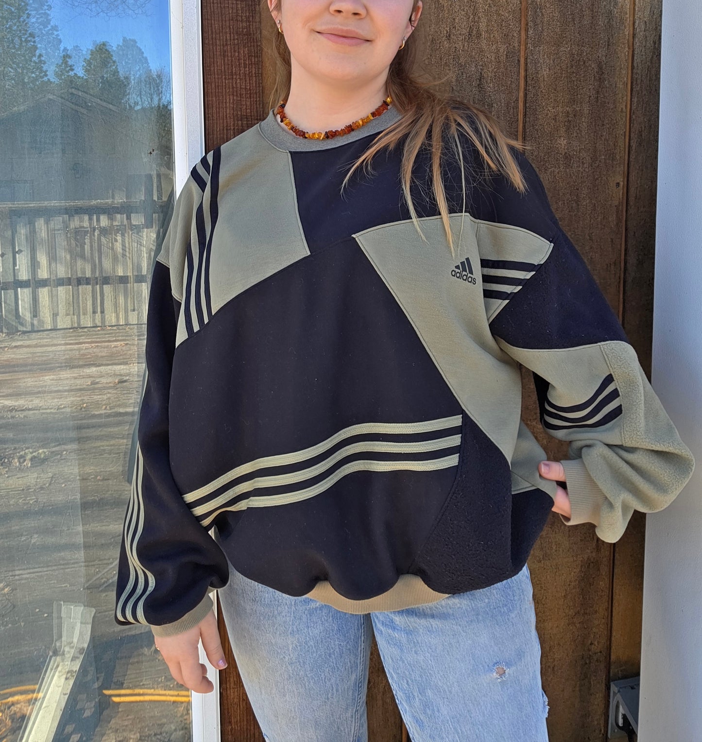 Two tone crewneck (xxl)