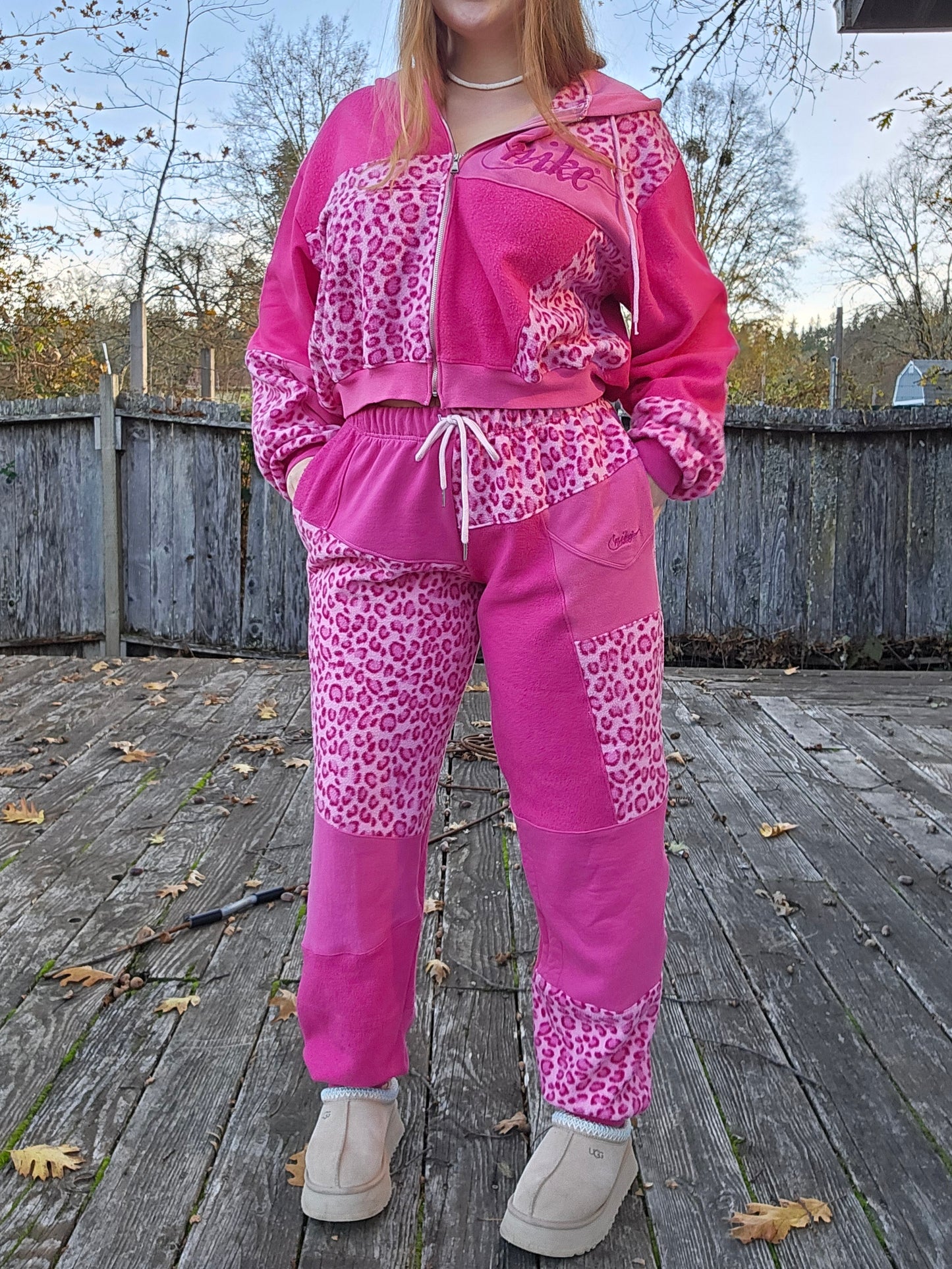 Pink cheetah sweats only