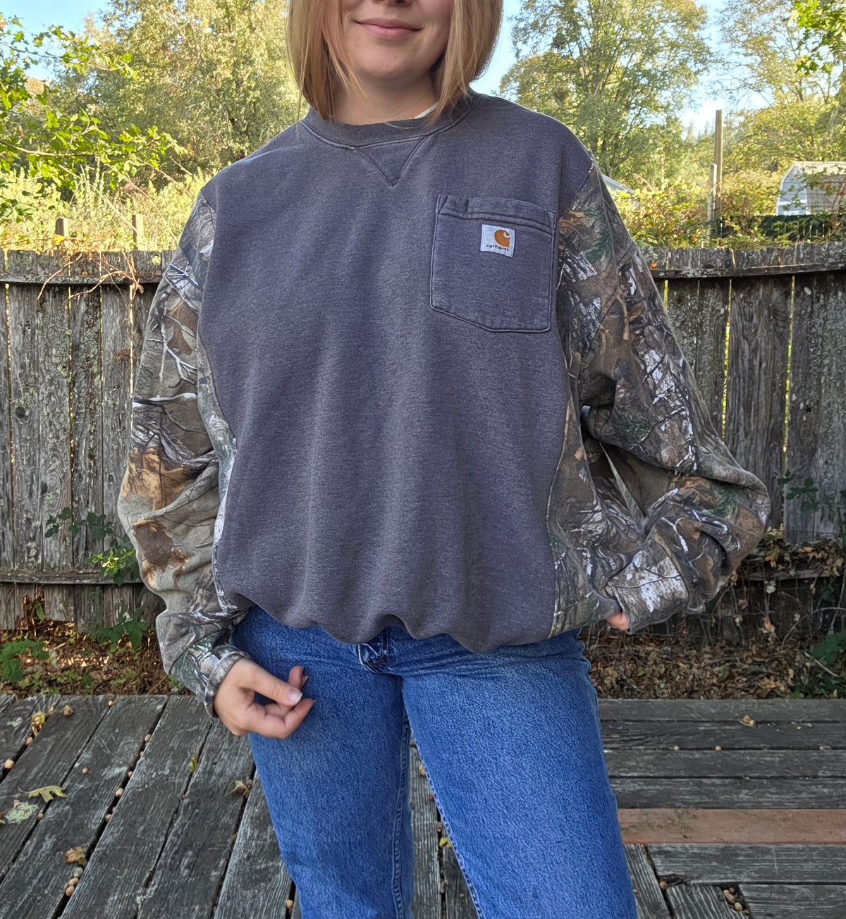 Split camo crew (xl)
