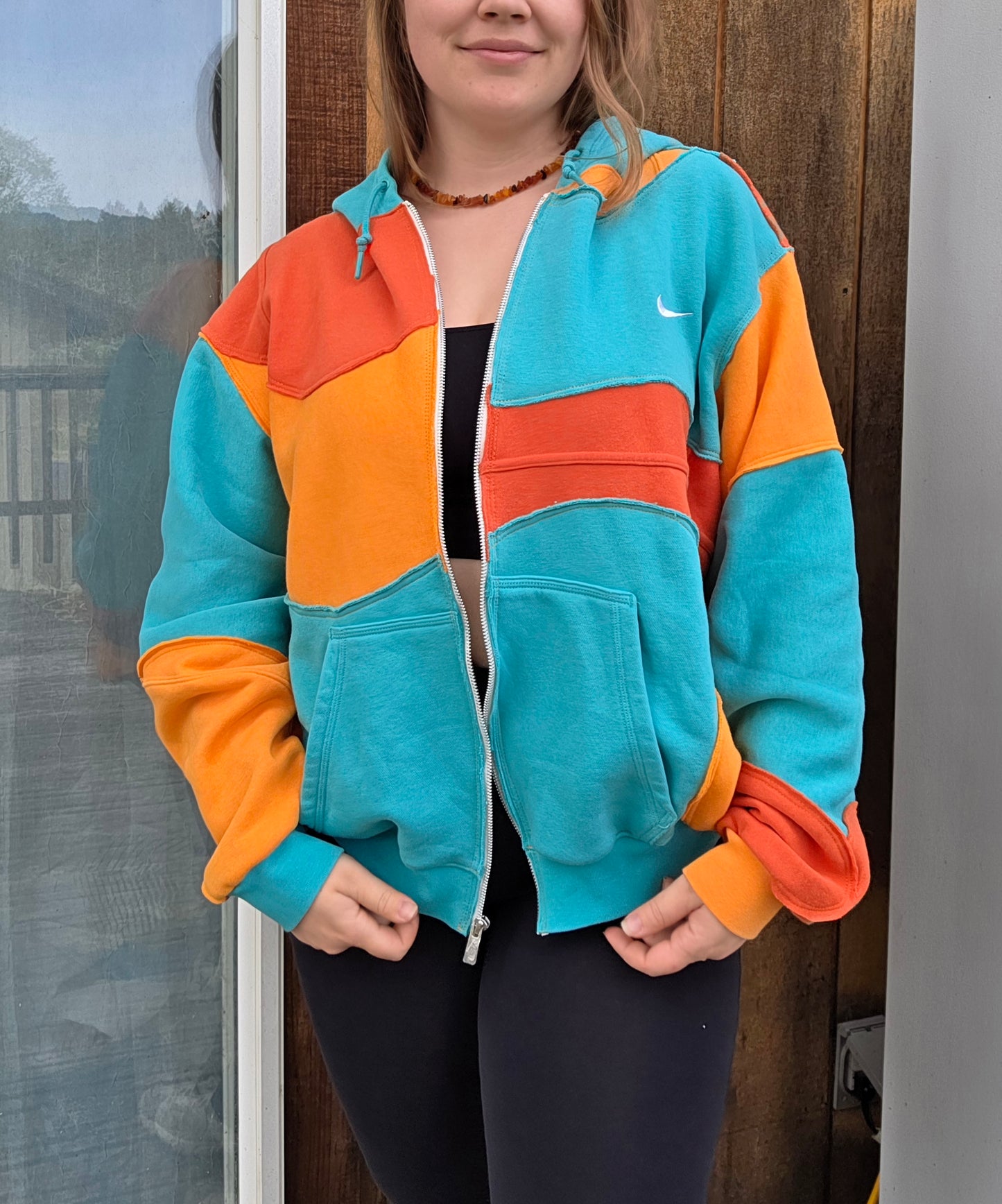 Miami sunrise zipup (xl)
