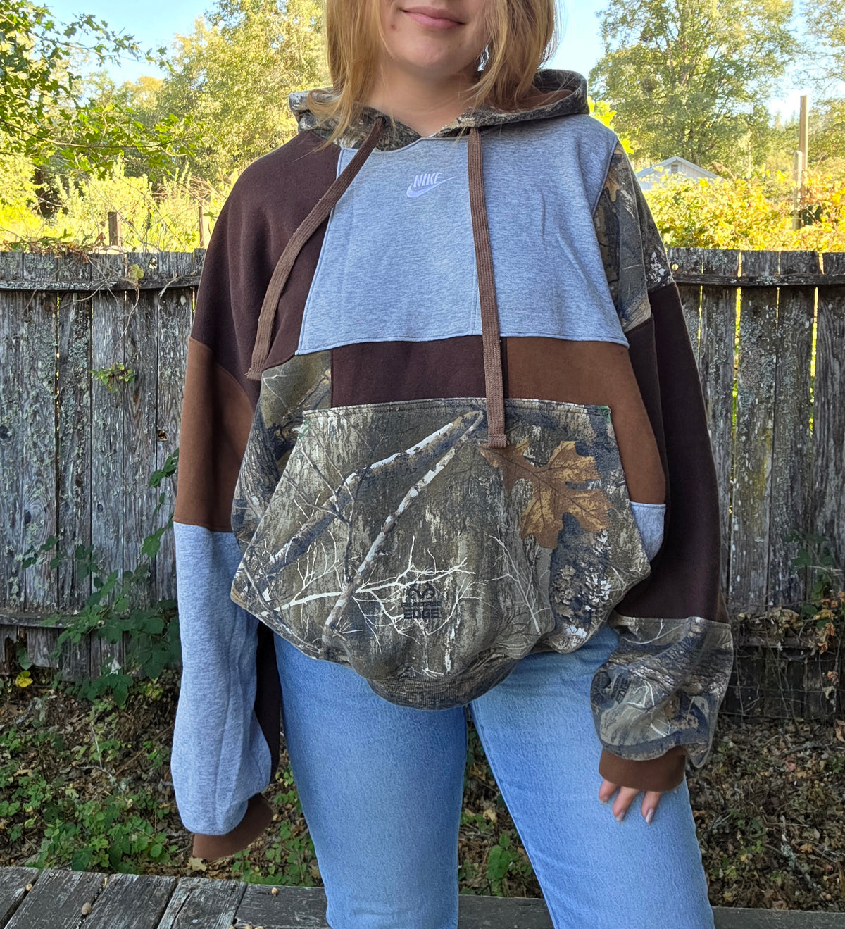 Camo cliffs hoodie (xxl)