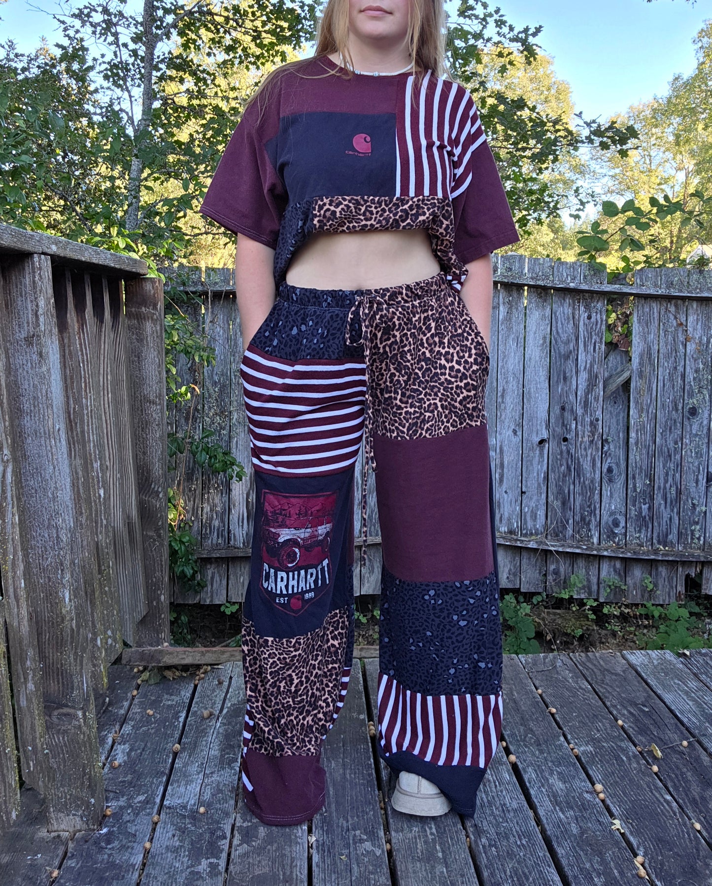 Cat scratch T set (xxl)