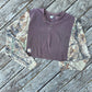Camo split tee (l)