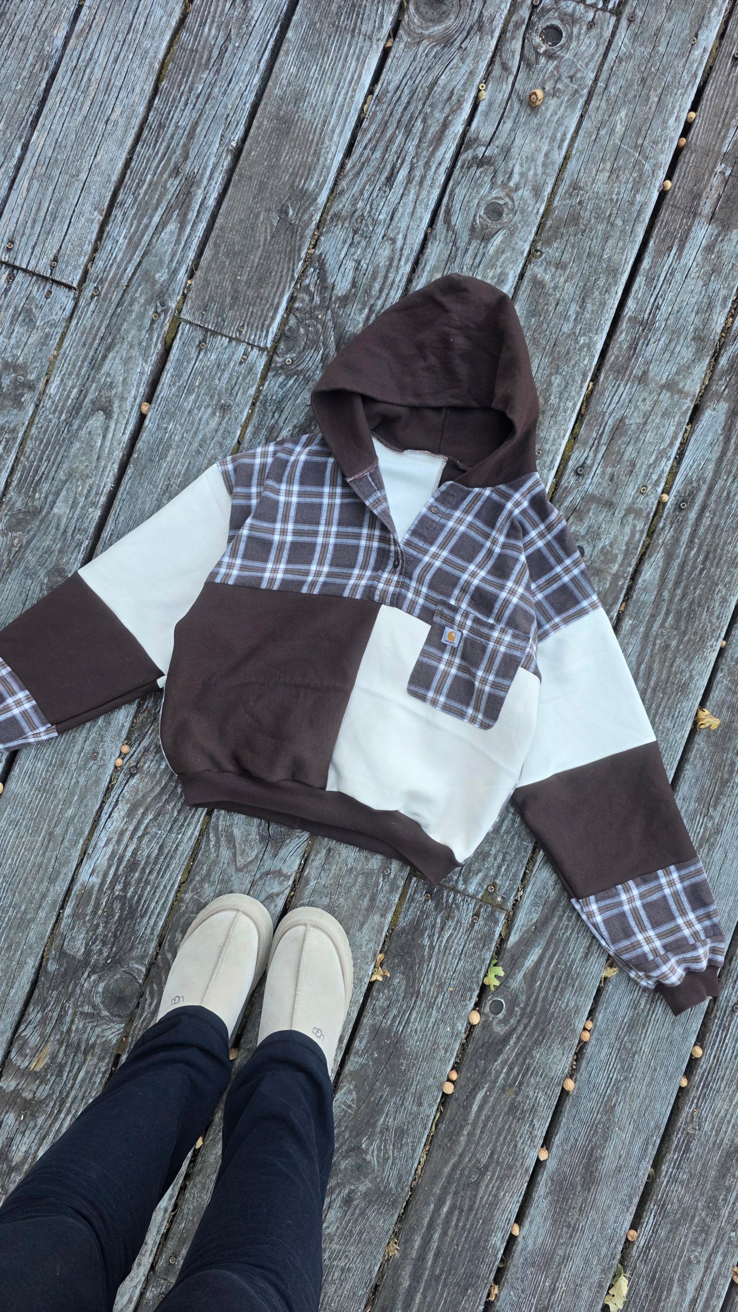 Brownie bits quarter button (s/m)