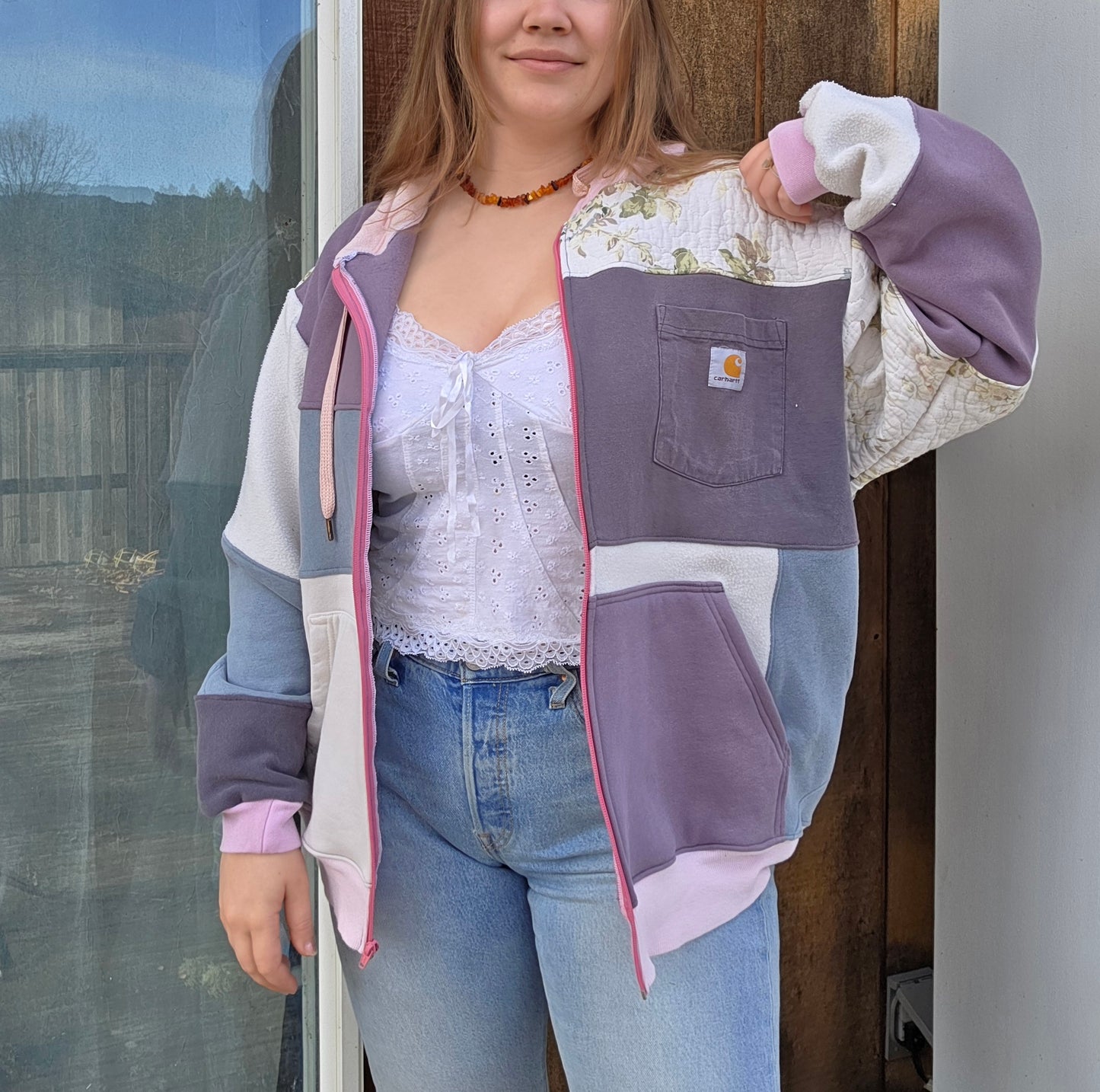 Spring blooms zipup (xl)