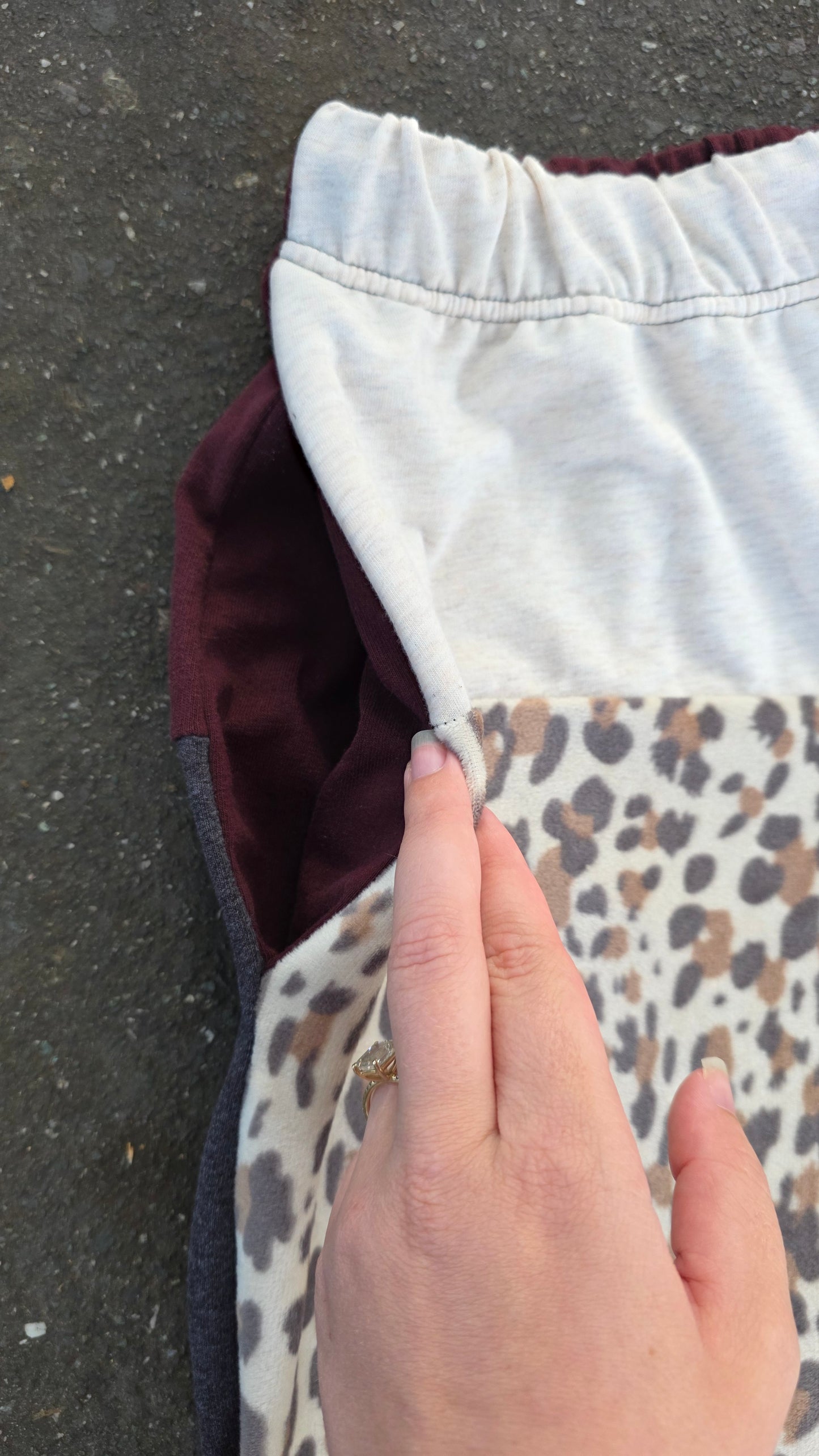 Burgandy T set (L)