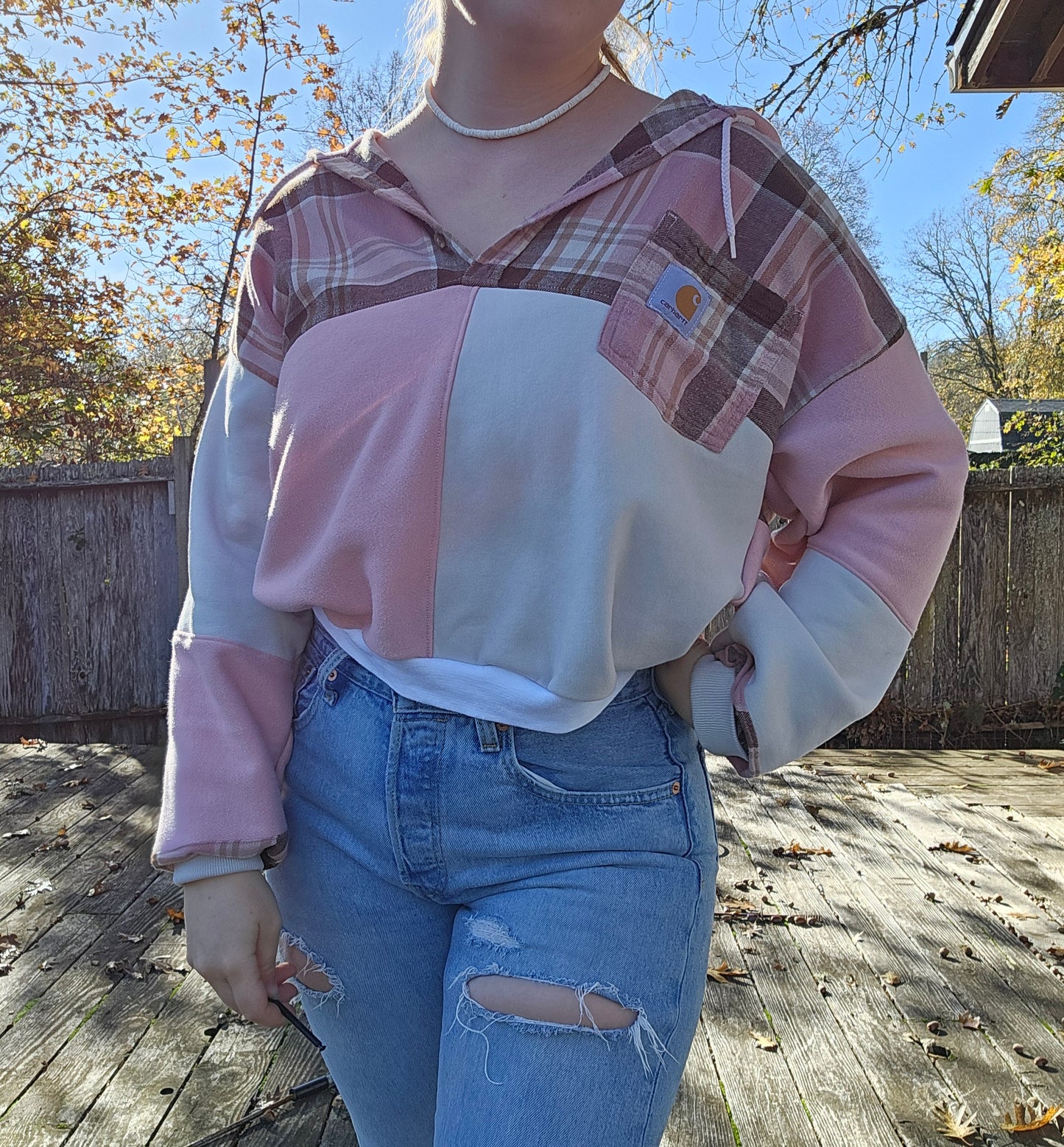 Pretty and pink quarter button